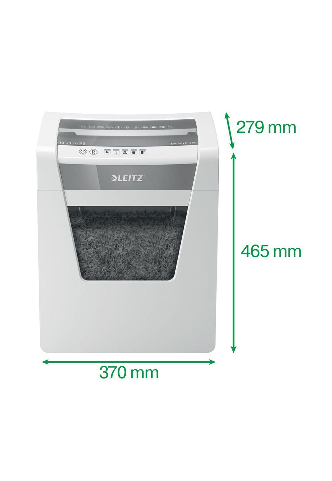 Trituradora Leitz IQ Office Microcorte 2x15mm P5 10 Hojas 23L-2