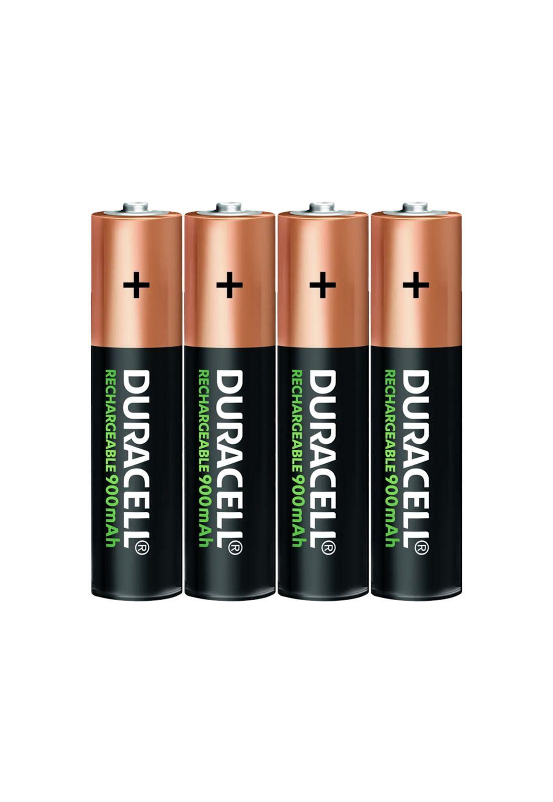 Pack 4 Pilas AAA Recargables Duracell 900mAh-0