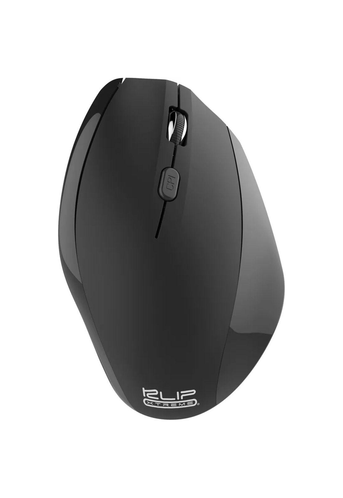 KlipX Mouse Vertical Inalámbrico Ergonómico 6 Botones Negro-0