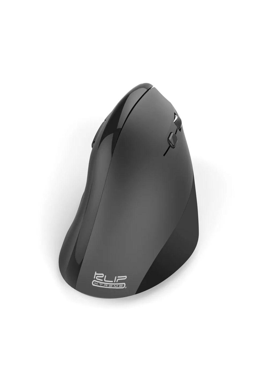 KlipX Mouse Vertical Inalámbrico Ergonómico 6 Botones Negro-2