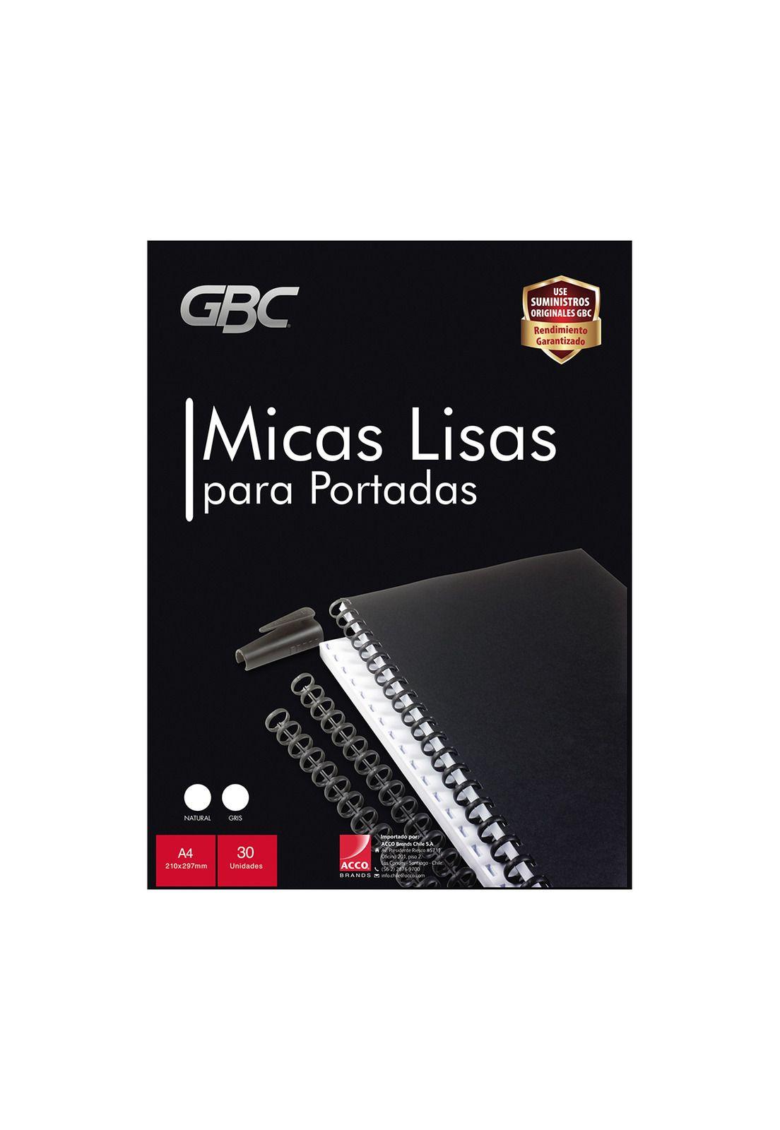 Paquete de Mica IBICO-DIN Tamaño A4 21x29,7 cm Natural de 30 unidades - GBC-0