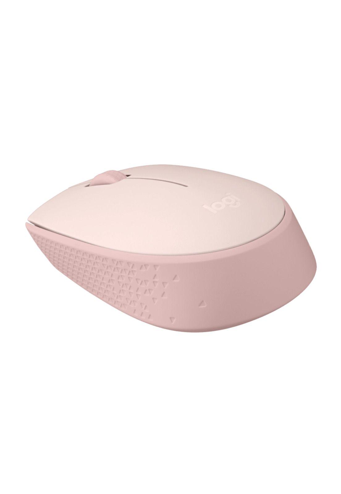 Mouse Logitech Inalámbrico M170 Rosado-3