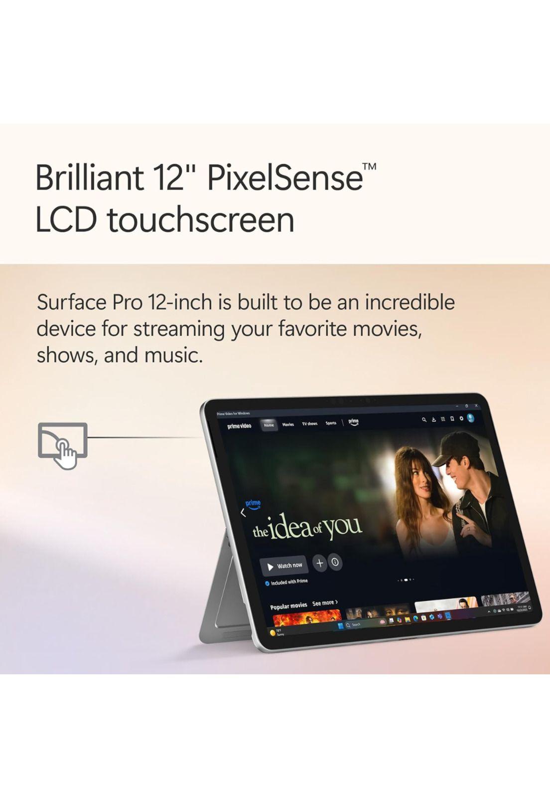 Surface Pro 12 Copilot+ 2025 - 12" - SD X Plus - 16GB RAM - 256GB SSD - W11 Home - Platinum-9