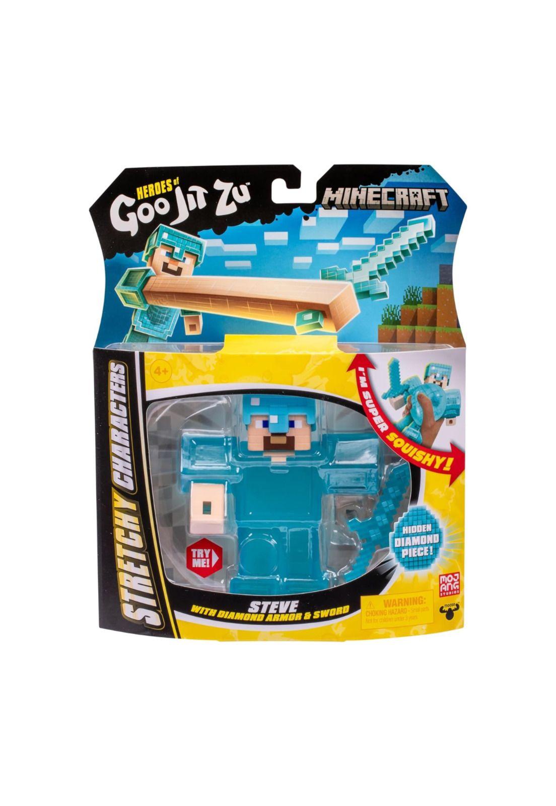 Heroes of Goo Jit Zu Juguete Sensorial Minecraft Creeper/Steve Surtido-2