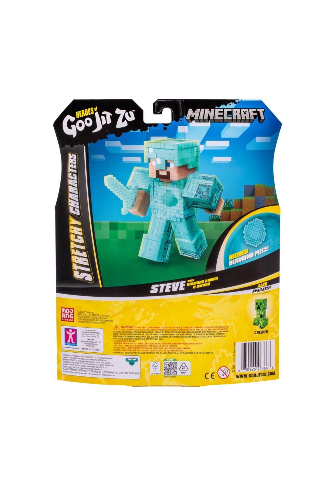Heroes of Goo Jit Zu Juguete Sensorial Minecraft Creeper/Steve Surtido-6