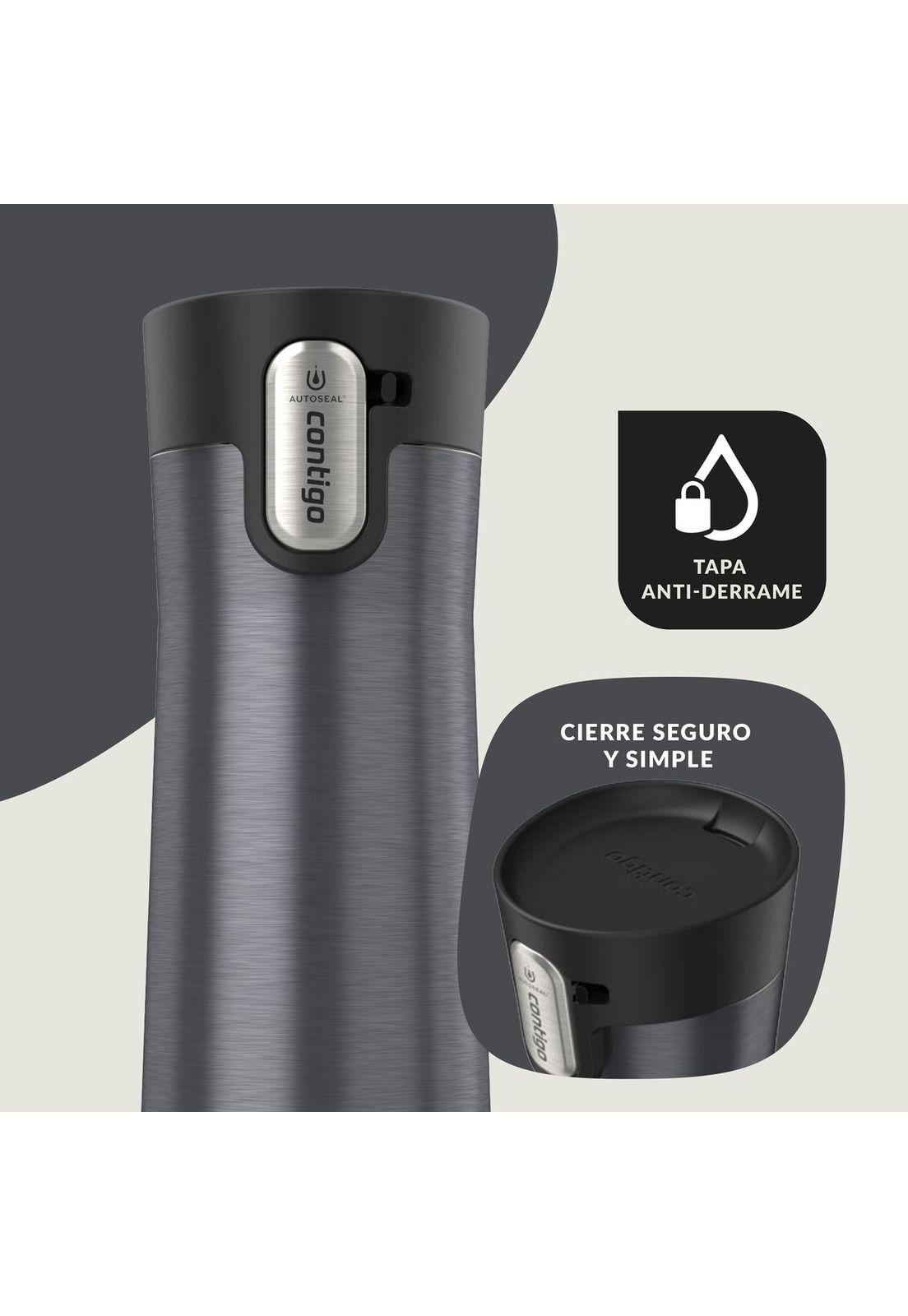 Contigo WestLoop Autoseal Mug al Vacío 591ML - Gris Metalizado-5