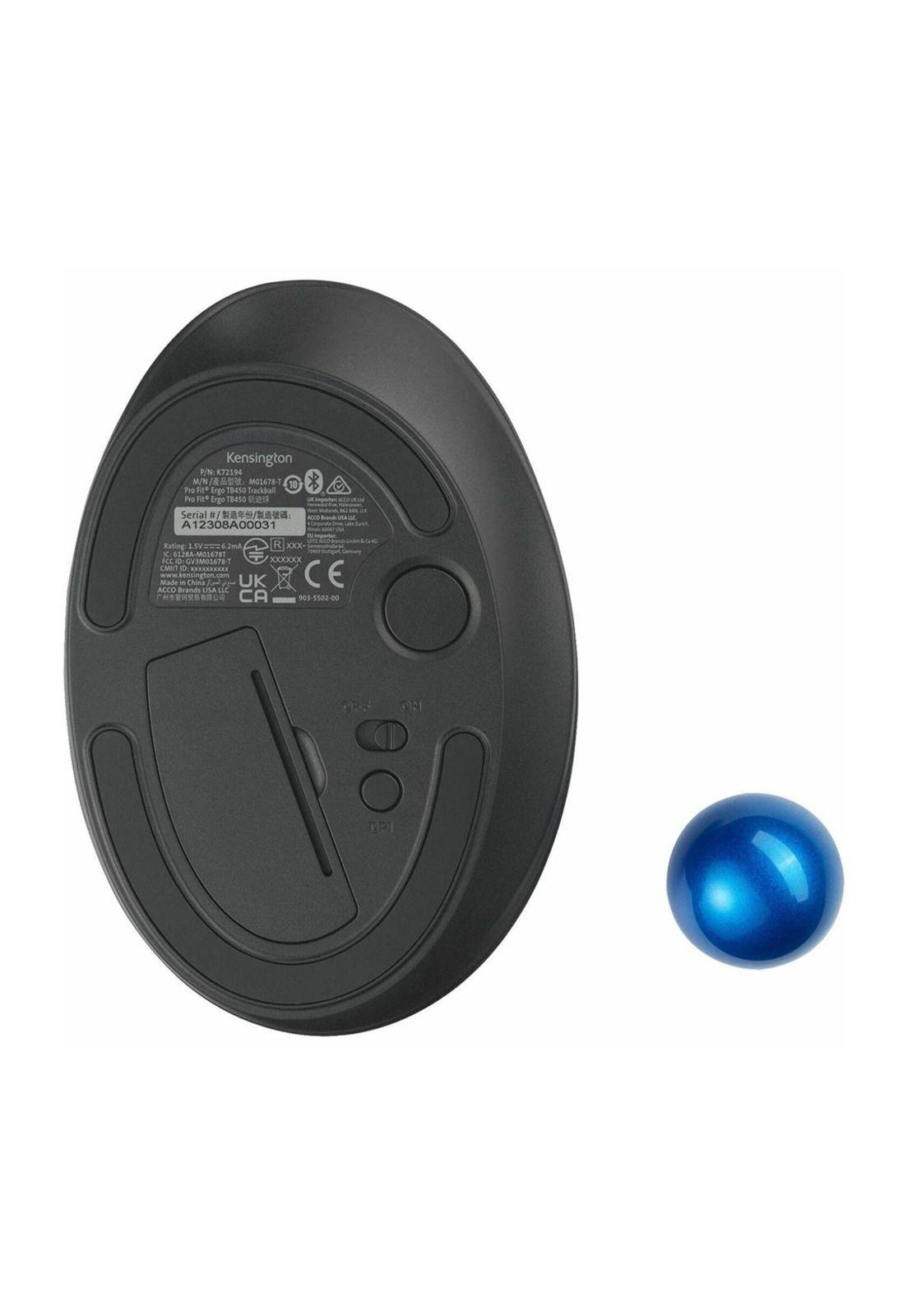 Trackball Mouse Pro Fit Ergo Tb450  Kensington - Negro-4
