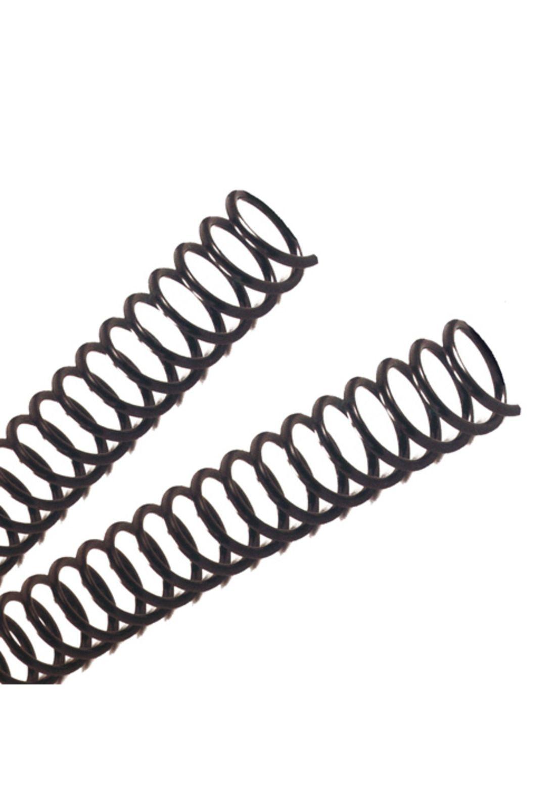 Bolsa Espiral de Plástico IBICO-8mm de 100 unidades con Capacidad de 32 hojas GBC - Negro-0