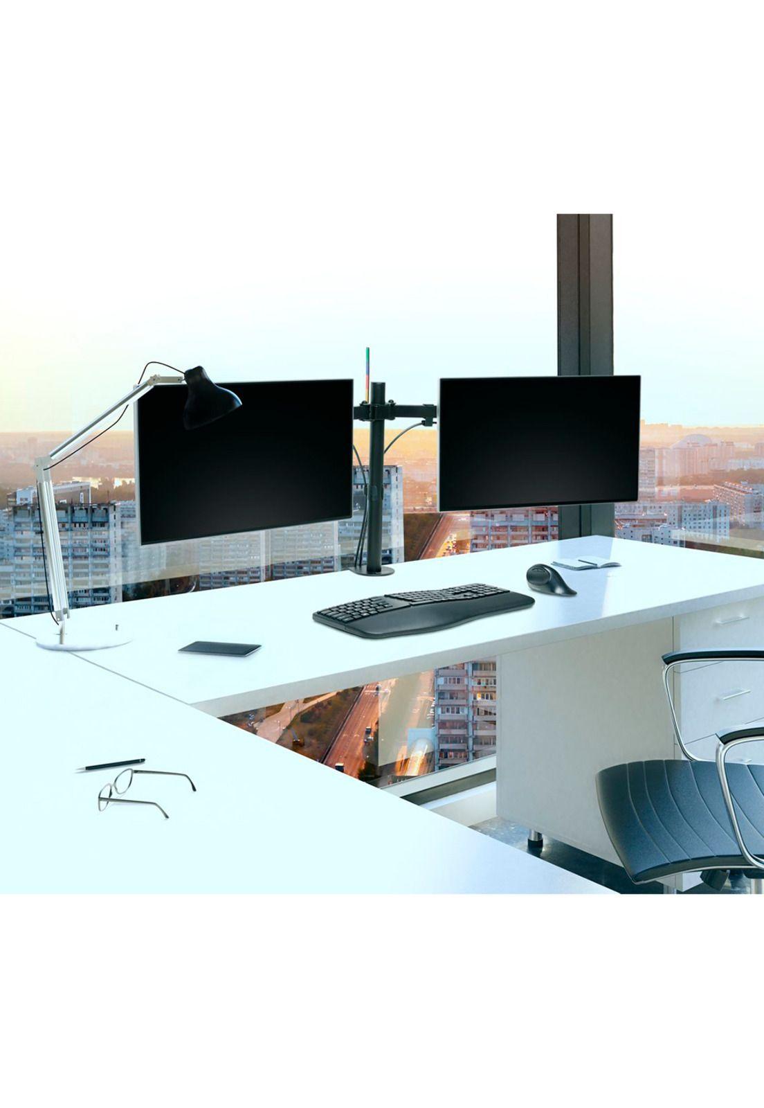 Brazo Extendible para Monitores Dobles hasta 32" SmartFit Kensington - Negro-2