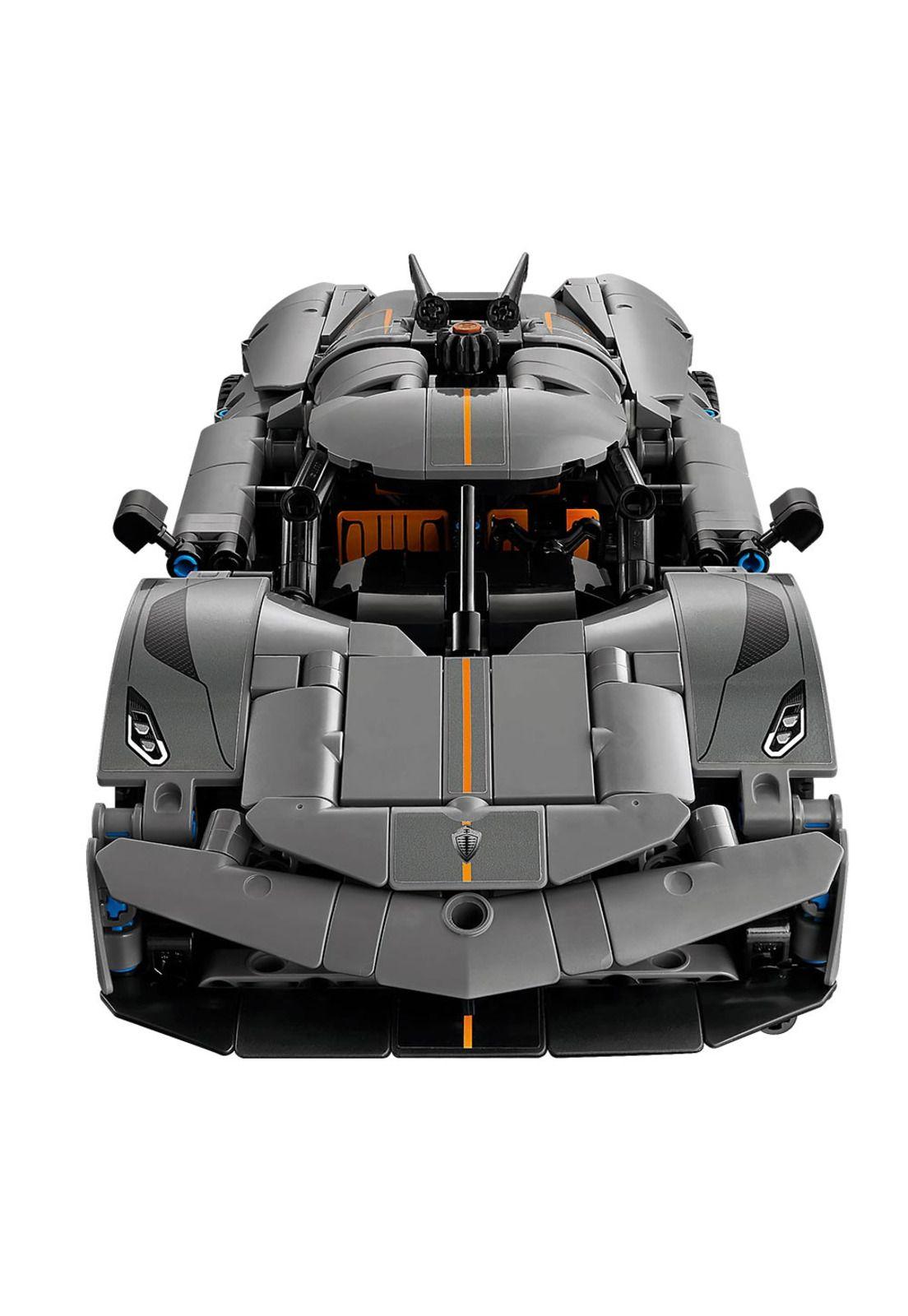 LEGO Hiperauto Koenigsegg Jesko Absolut Gris - 42173-3