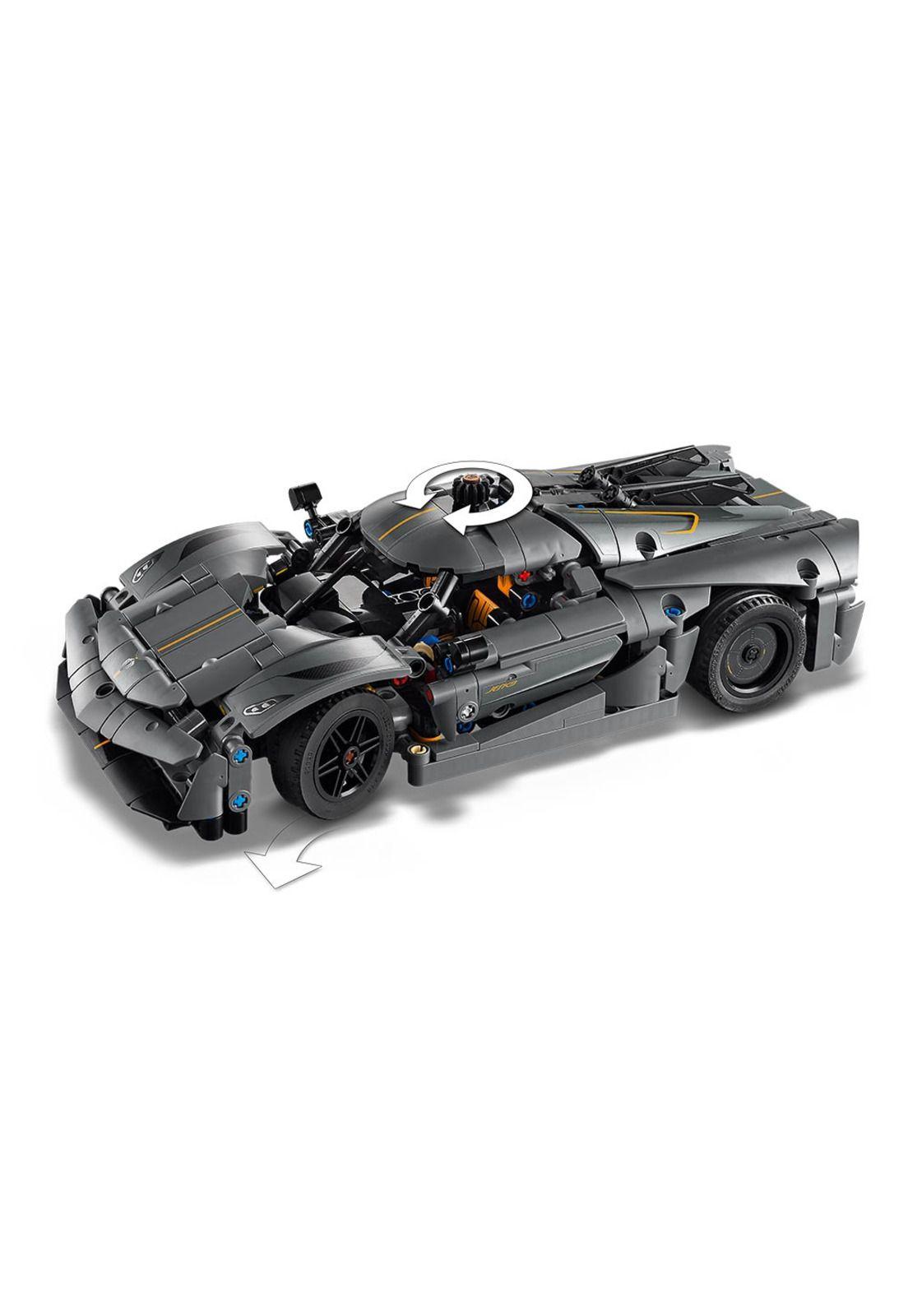 LEGO Hiperauto Koenigsegg Jesko Absolut Gris - 42173-5