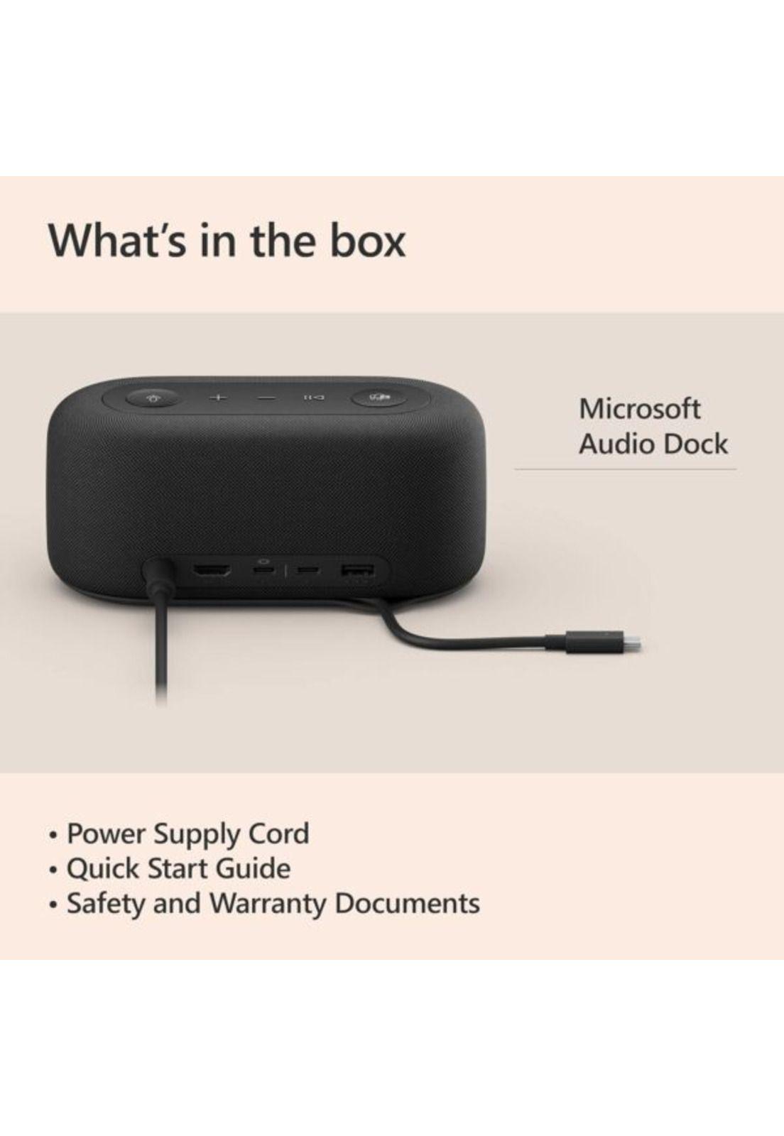 Microsoft Audio Dock Negro-2