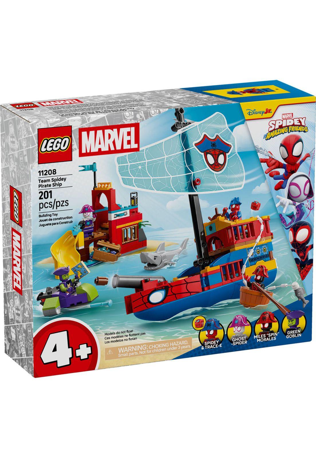 LEGO Marvel- Barco Pirata del Equipo Spidey - 11208-9