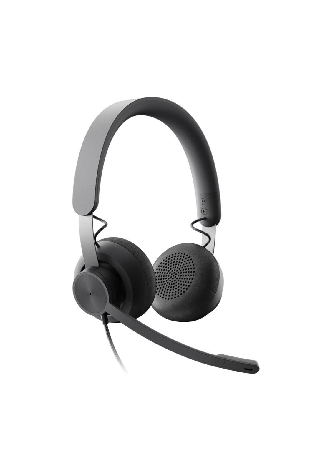Audifonos Logitech Zone Wired UC Negro-0