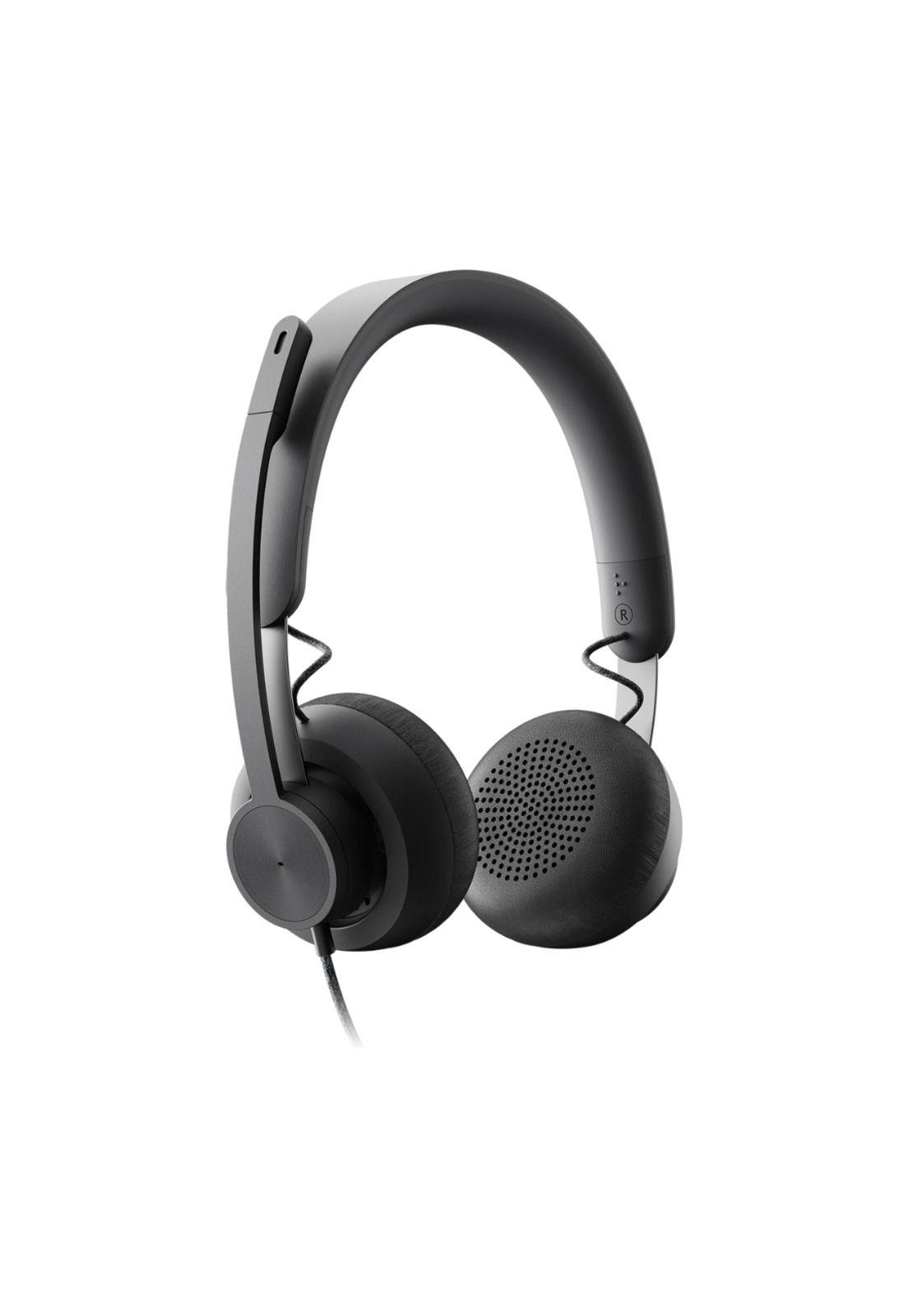 Audifonos Logitech Zone Wired UC Negro-1