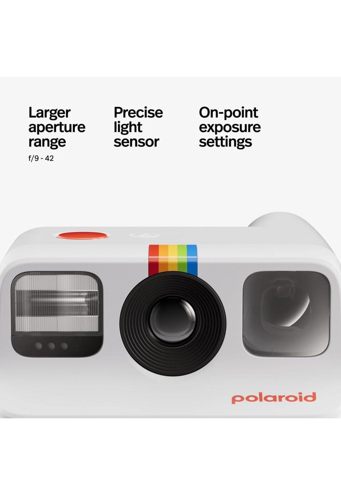 Cámara de Película Instantánea Polaroid GO 2da Generación White-7