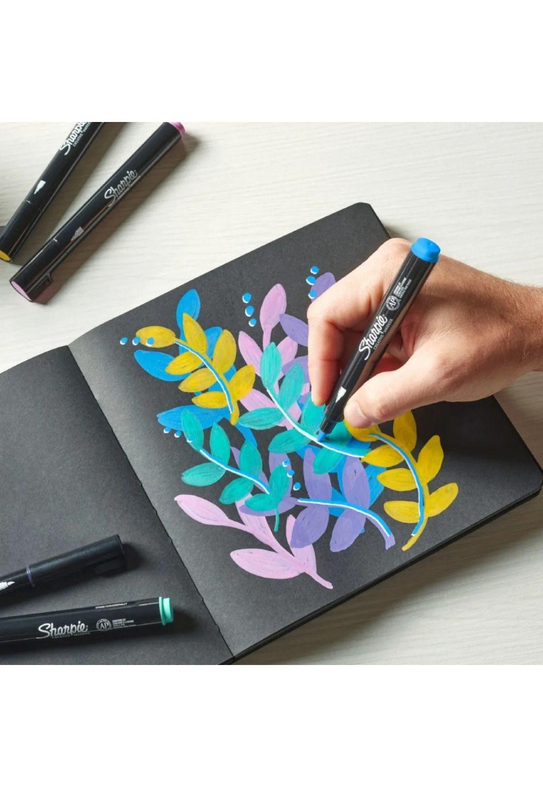 Sharpie Marcadores Acrílico Punta Pincel 5 Colores Surtidos-6