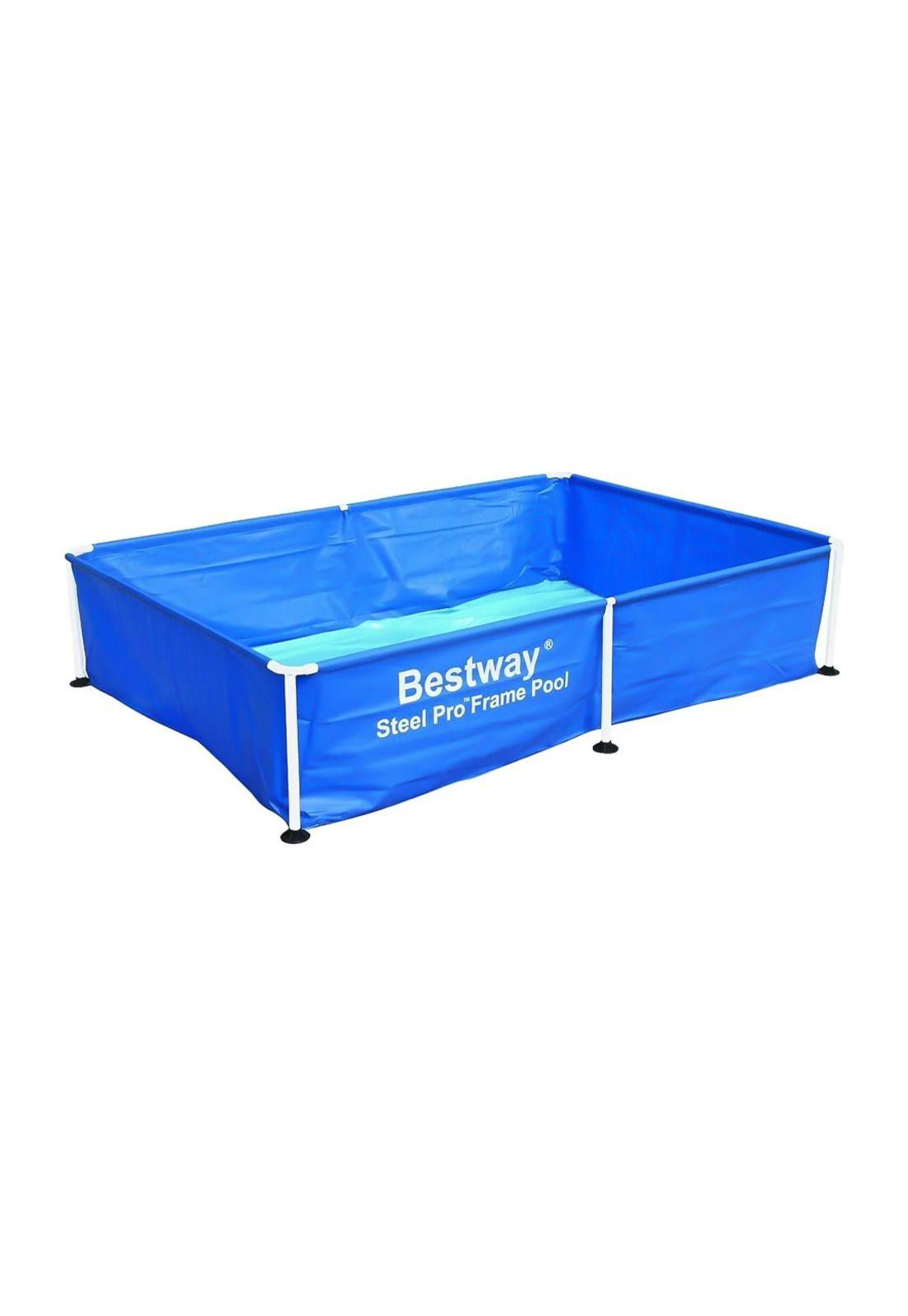 Piscina Bestway Rectangular para Niños 228x159x42cm Azul-0