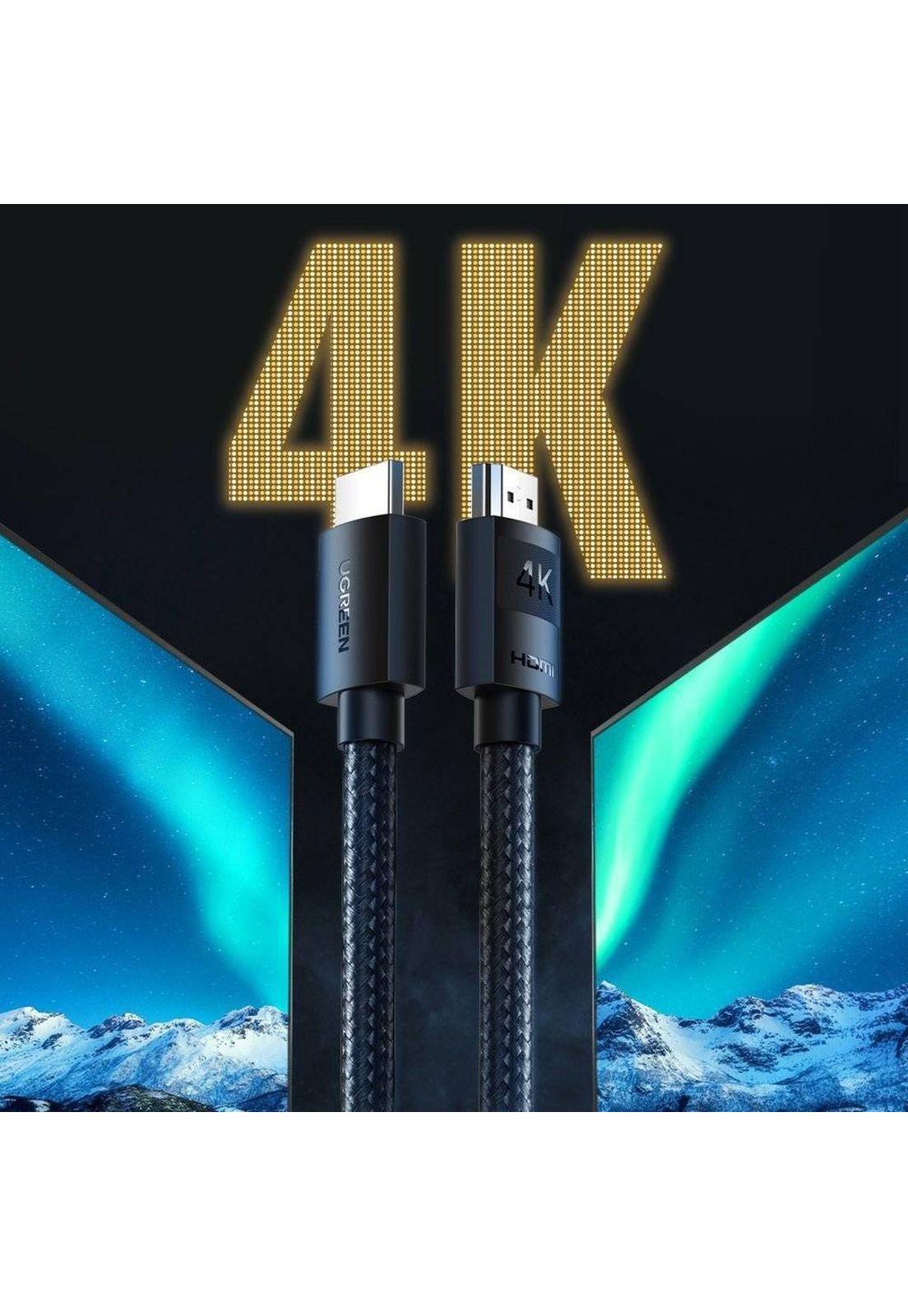 Ugreen Cable HDMI 2.0 4K/60HZ M/M 3M Blindado HD119 - Negro-4