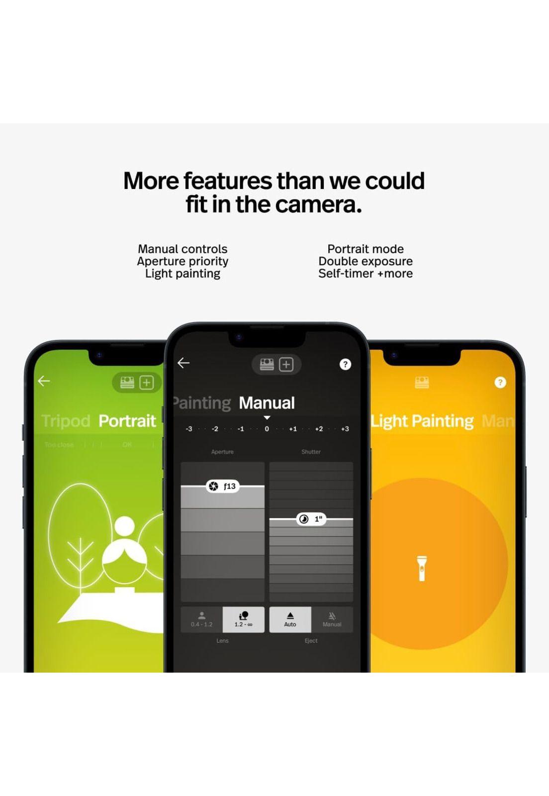 Cámara Polaroid Now+ i-Type + Juego de Filtros (Forest Green)-6