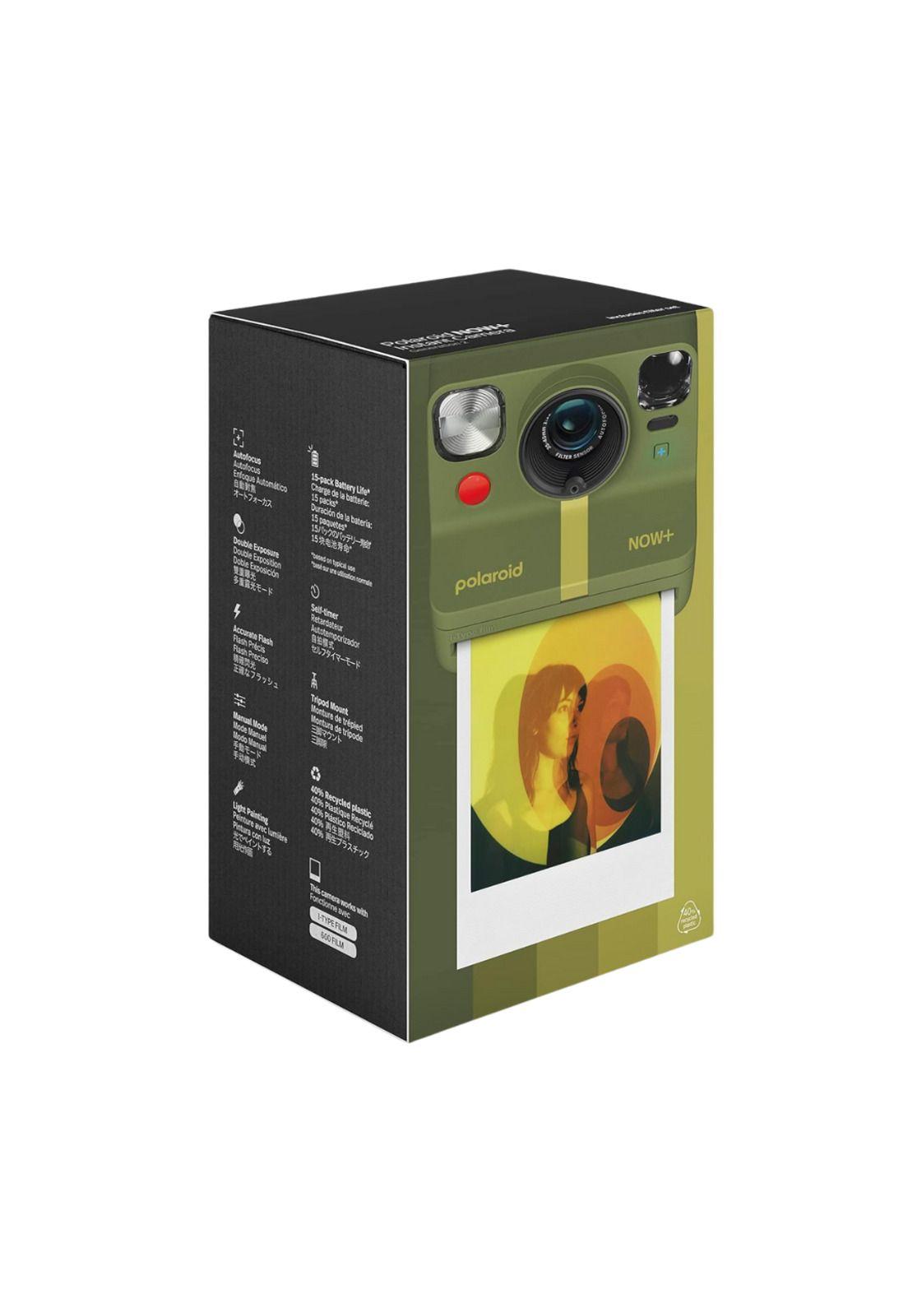 Cámara Polaroid Now+ i-Type + Juego de Filtros (Forest Green)-9