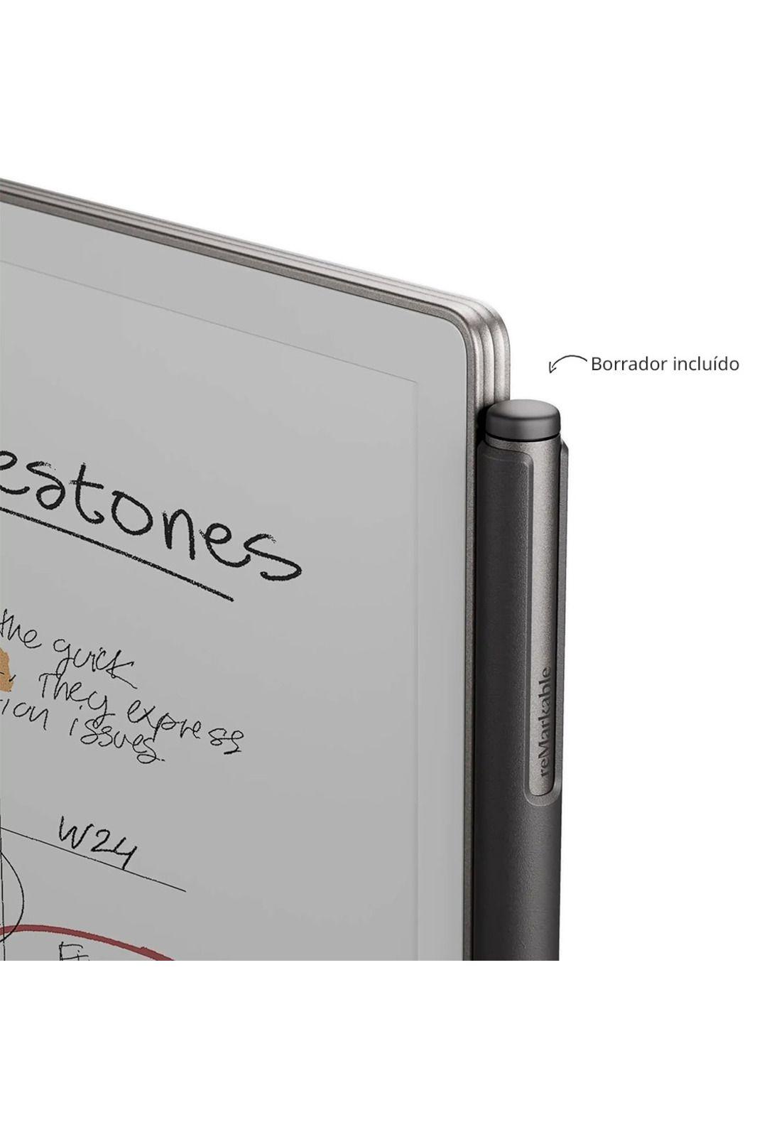 Kit Tableta reMarkable Paper Pro Bundle con Marker Plus Pen y Cobertor Book Folio Cover Cuero Negro-2