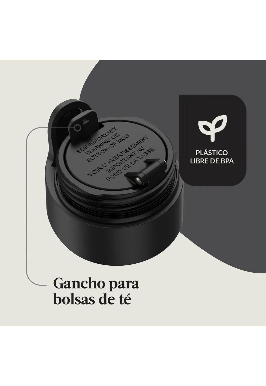 Contigo West Loop AUTOSEAL Mug 473ml con Aislamiento al Vacío - Sake Gris Cristalino-4