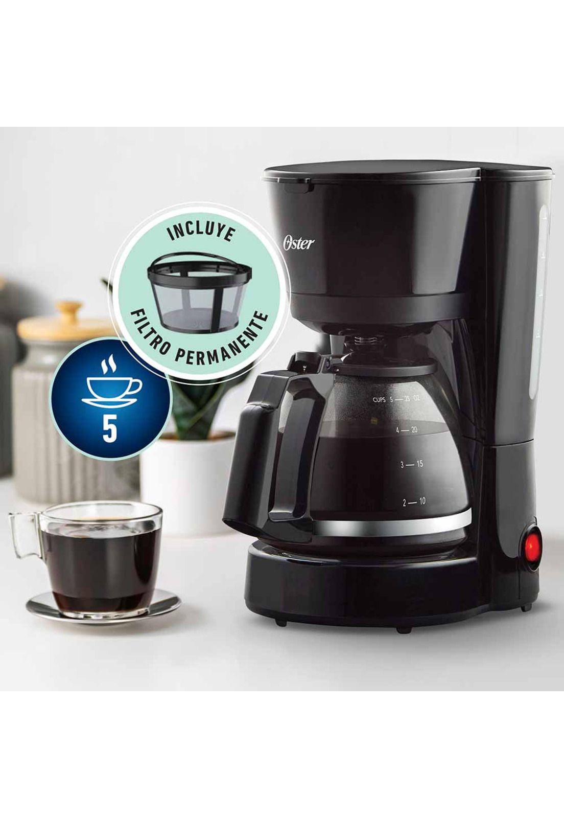 Oster Cafetera de 5 Tazas con Filtro Permanente BVSTDC05-2