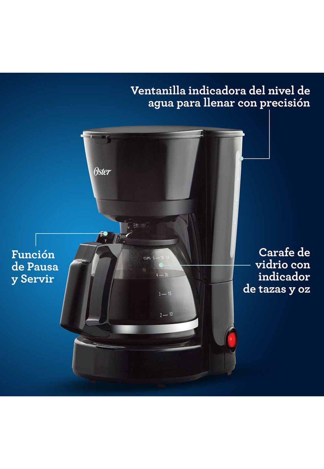 Oster Cafetera de 5 Tazas con Filtro Permanente BVSTDC05-3