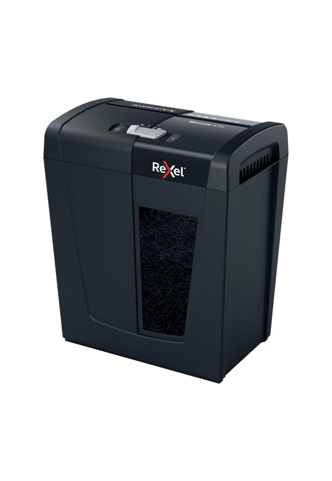 Trituradora Rexel Secure X10 Challa 4x40mm P4 10 Hojas 18L-2