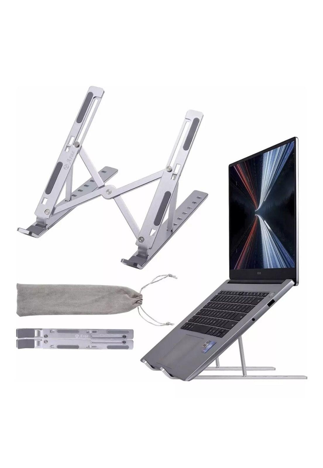 Soporte de aluminio elevador plegable para Notebook-2