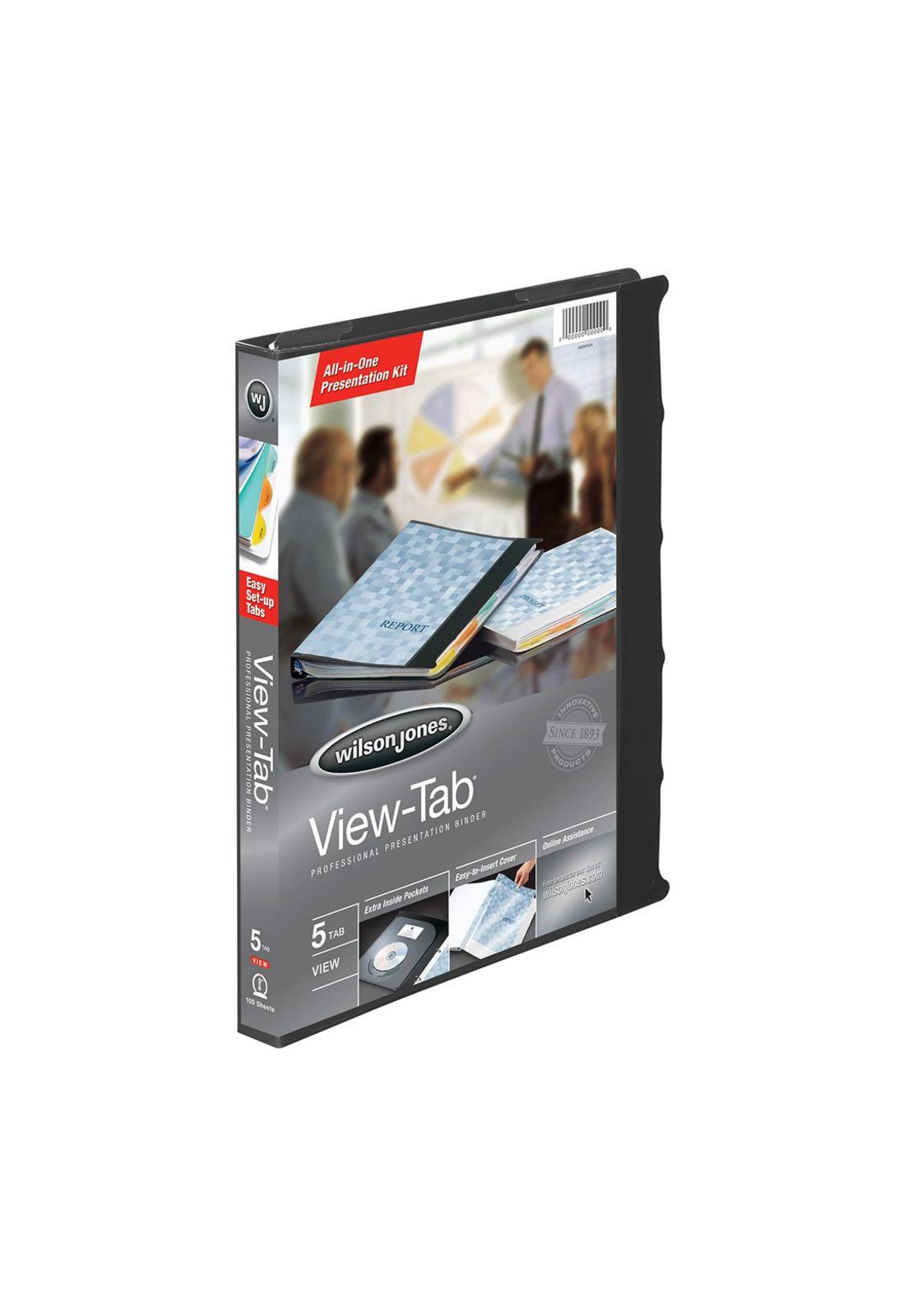 Wilson Jones Archivador Flexible con Separadores Carta 100 Hojas 3 Aros O Negro-0