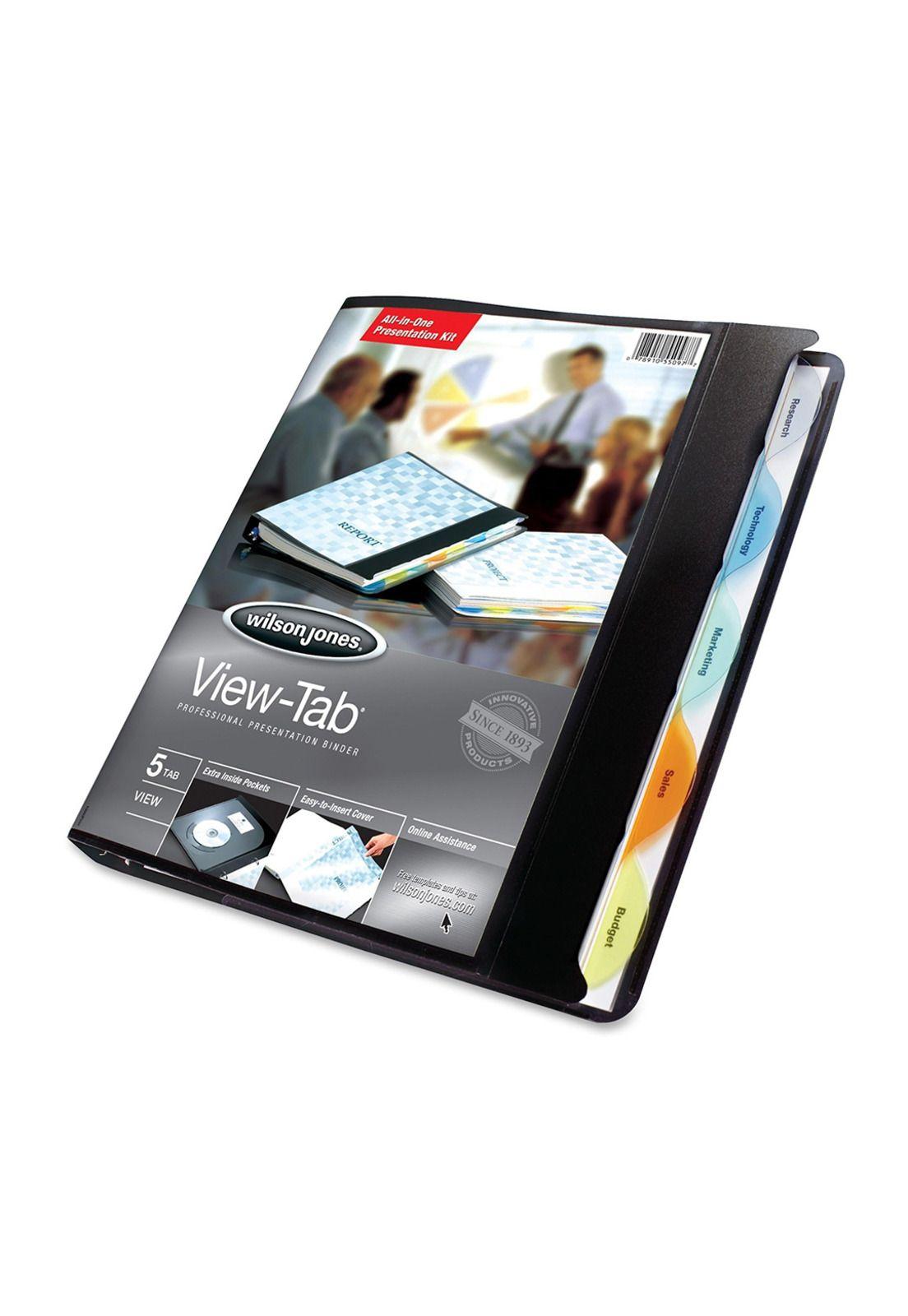 Wilson Jones Archivador Flexible con Separadores Carta 100 Hojas 3 Aros O Negro-1