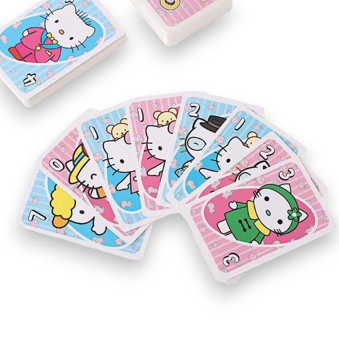 Juego De Cartas Uno Hello Kitty Mattel Games-2