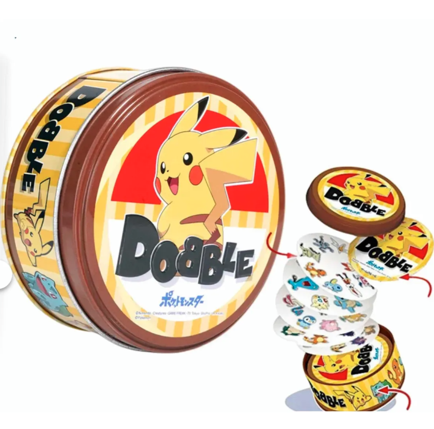 Dobble Spot It Juego De Mesa Cartas Pokemon-1