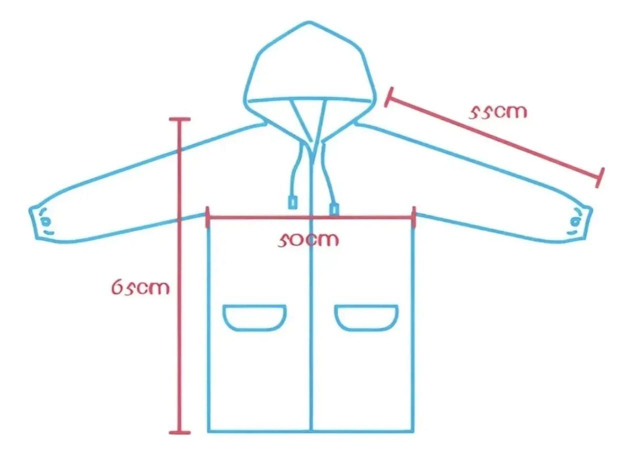 Capa Impermeable Poncho Lluvia Capucha Conejo Para Ni os-2