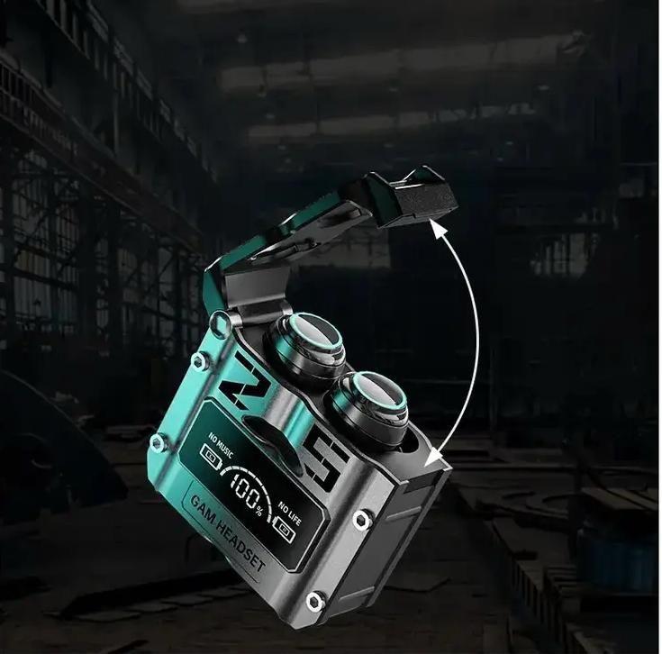 Audifonos  Con Cancelaciób de Ruido Estuche Power Bank Pantalla Led M25-4