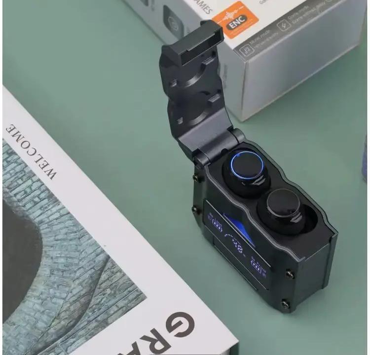 Audifonos  Con Cancelaciób de Ruido Estuche Power Bank Pantalla Led M25-5