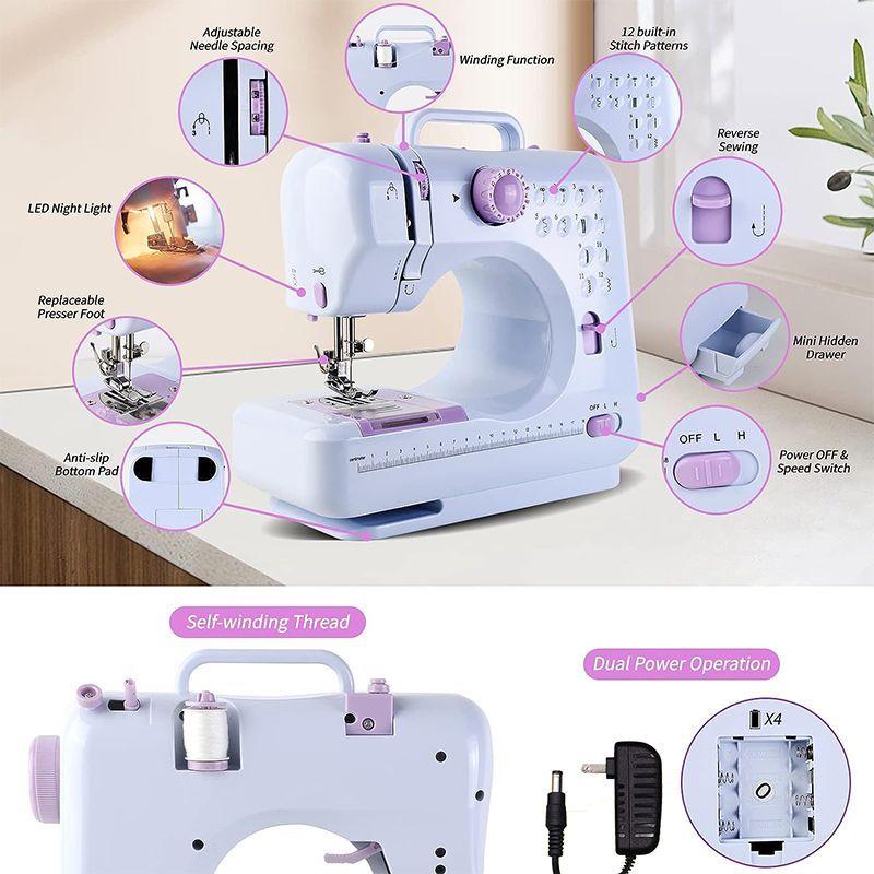 Maquina De Coser 12 Puntos Portatil-4
