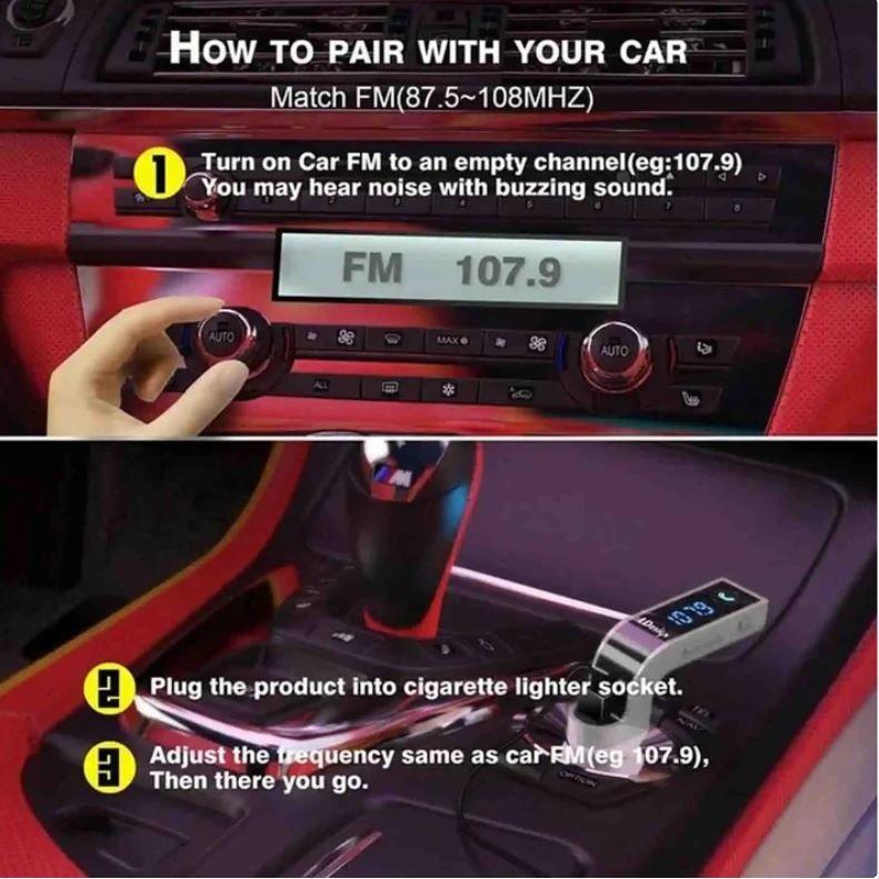 Receptor Bluetooth  Transmisor de Auto G7-4