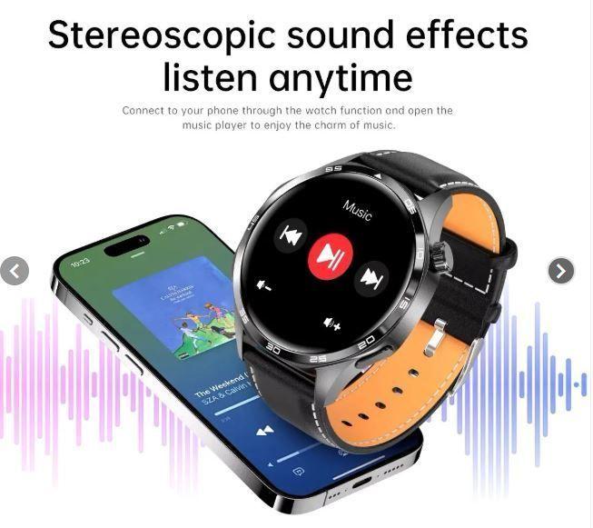 Smartwatch GT5 PRO Llamadas Bluetooth 5 Monitoreo Salud 300 mAh IP67 Compatible IOS Android-3