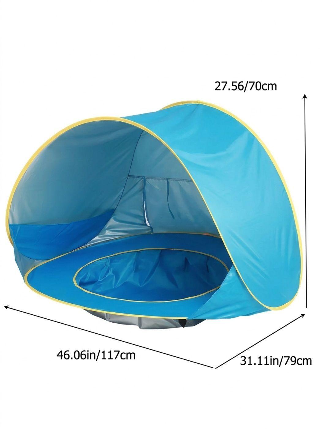 Carpa de Playa con Piscina Pop Up Infanti Protección solar bebé-3