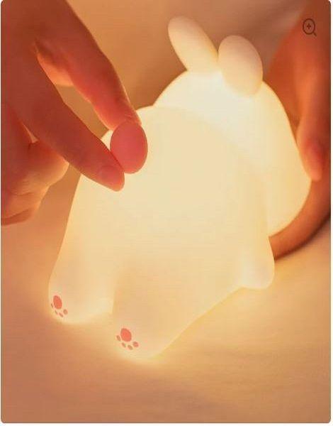 Lámpara LED Recargable con Temporizador y Control de Botones-2