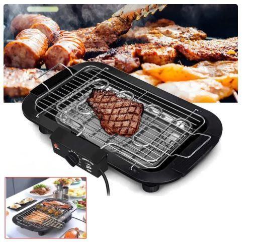 Parrilla Eléctrica Antiadherente para Interiores -4