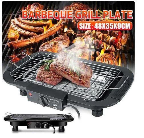 Parrilla Eléctrica Antiadherente para Interiores -5