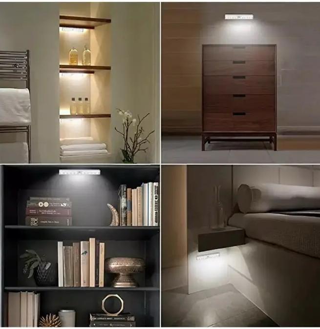Pack 2 Luz Led Barra Con Sensor Movimiento -2