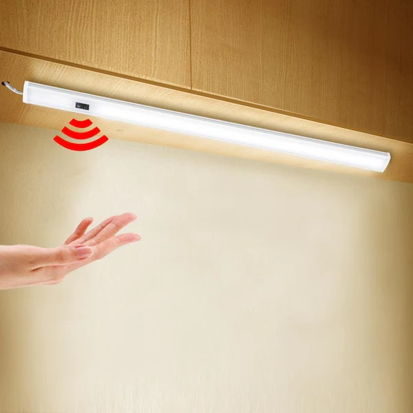 Pack 2 Luz Led Barra Con Sensor Movimiento -6
