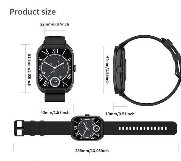 Reloj inteligente smartwatch Bluetooh Black Top ventas nuevo-7