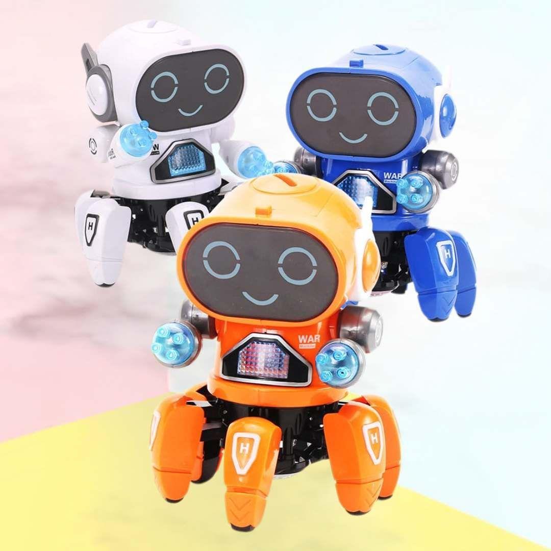 Robot Mascota Musical Bailarin Luces Led Juego-2