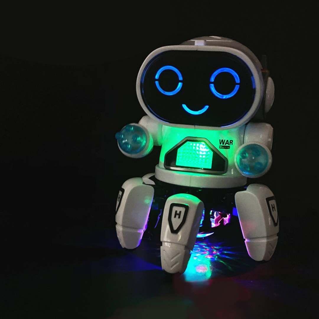 Robot Mascota Musical Bailarin Luces Led Juego-3